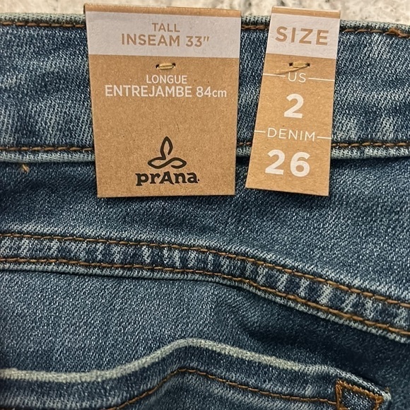 Prana Sienna Jeans True Blue Size 2Tall NWT - Picture 7 of 7
